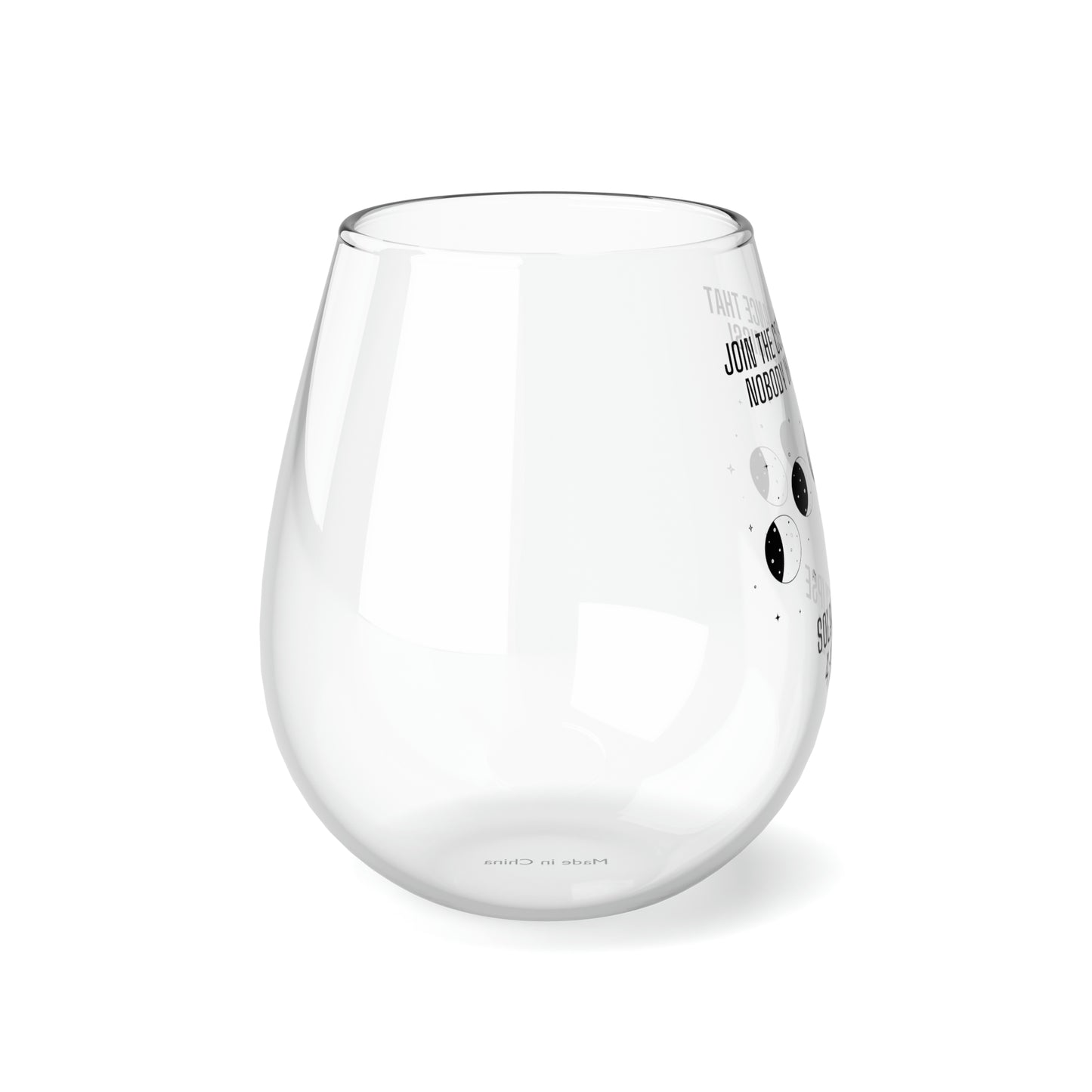 Cosmic Dance Stemless Wine Glass, 11.75oz