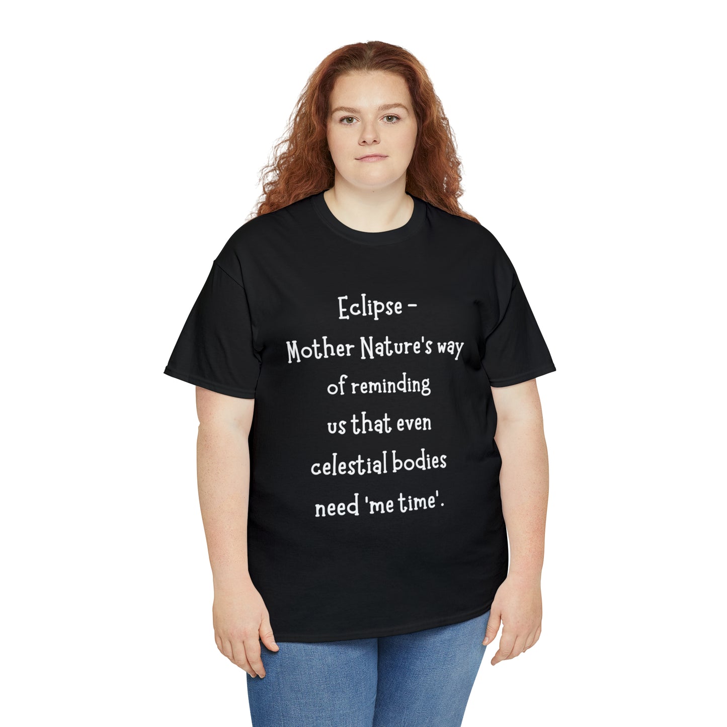 Eclipse Mother Nature Shirt Gift Funny Unisex Heavy Cotton Tee