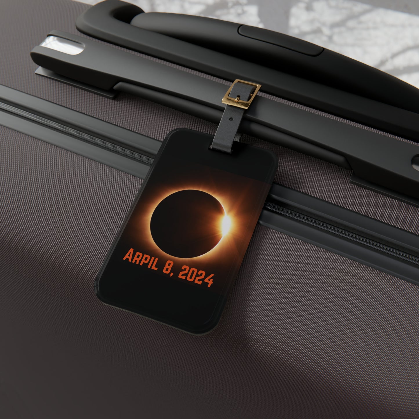 Eclipse 2024 Luggage Tag