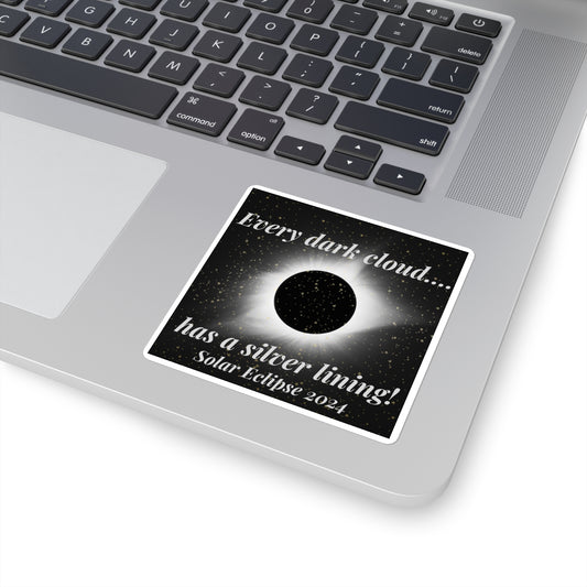Silver Lining Square Stickers
