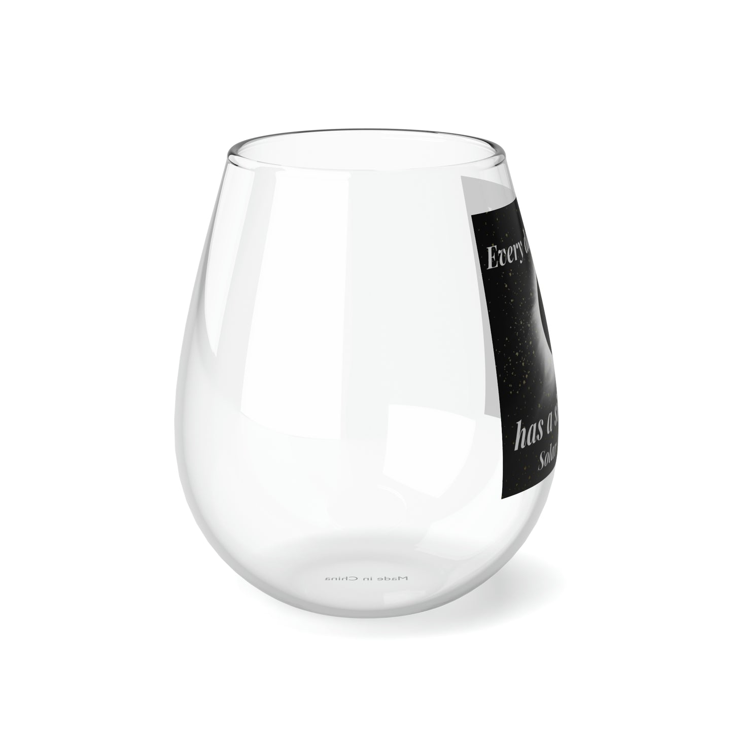 Silver Lining Wine Glass, 11.75oz