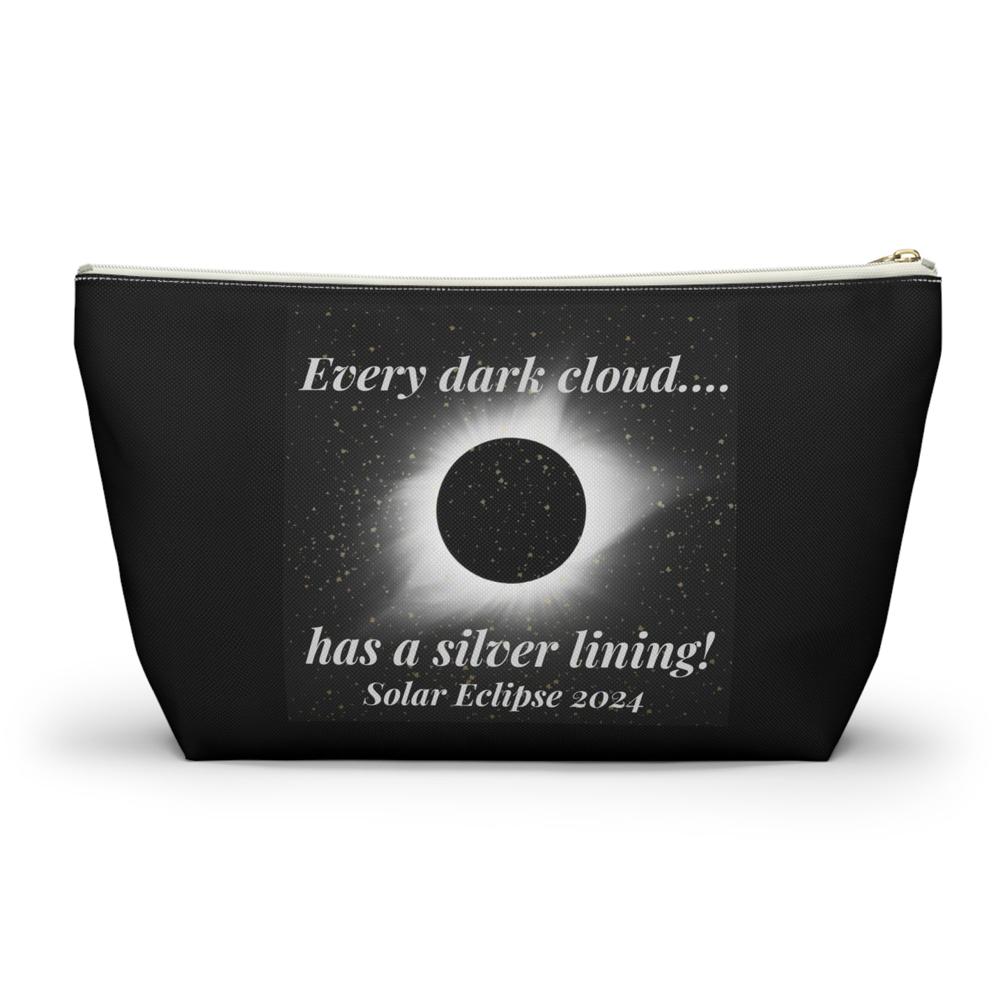 Silver Lining Accessory Pouch w T-bottom